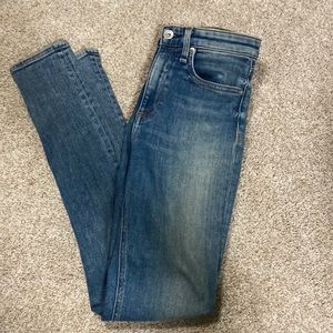 Rag & Bone women Nina high rise ankle skinny jean